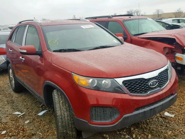 5XYKT4A21BG057117 - 2011 KIA SORENTO BA RED photo 1