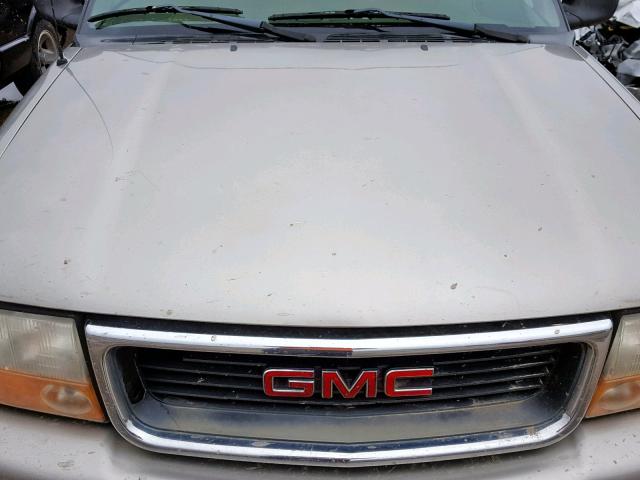 1GKDT13WXW2560480 - 1999 GMC JIMMY BEIGE photo 7