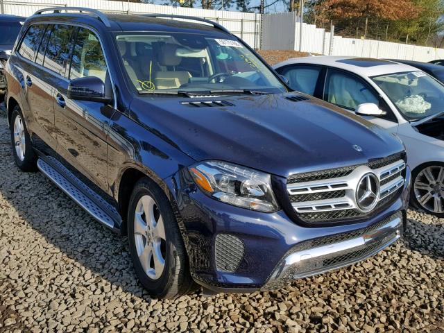 4JGDF6EE3HA963189 - 2017 MERCEDES-BENZ GLS 450 4M BLUE photo 1