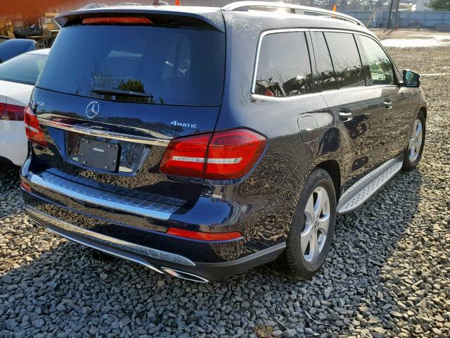 4JGDF6EE3HA963189 - 2017 MERCEDES-BENZ GLS 450 4M BLUE photo 4