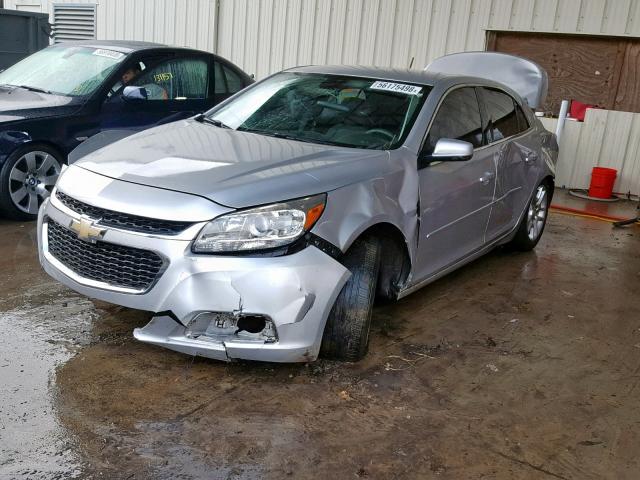 1G11C5SL4FU121639 - 2015 CHEVROLET MALIBU 1LT SILVER photo 2