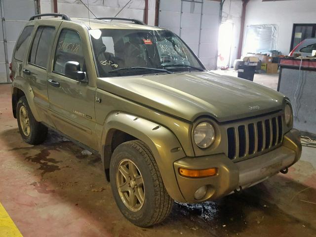 1J4GL38K83W535702 - 2003 JEEP LIBERTY RE GREEN photo 1