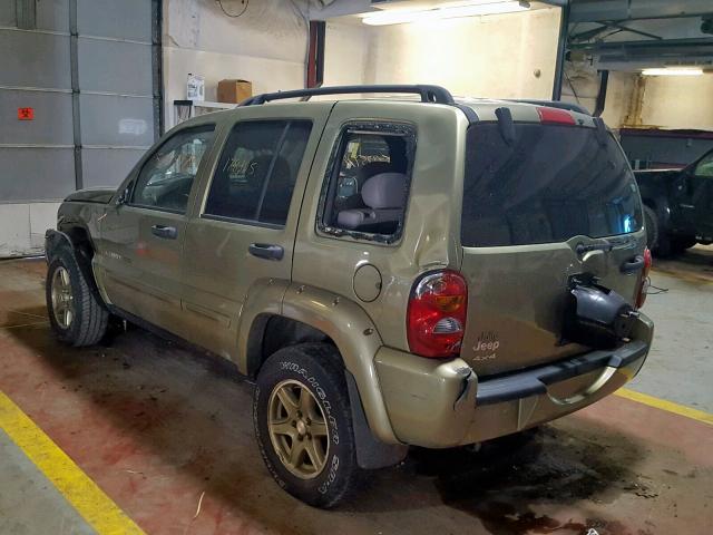 1J4GL38K83W535702 - 2003 JEEP LIBERTY RE GREEN photo 3