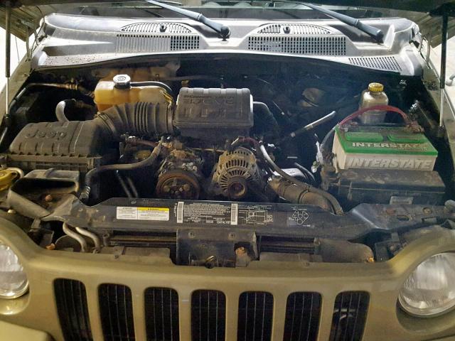 1J4GL38K83W535702 - 2003 JEEP LIBERTY RE GREEN photo 7