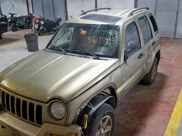 1J4GL38K83W535702 - 2003 JEEP LIBERTY RE GREEN photo 9