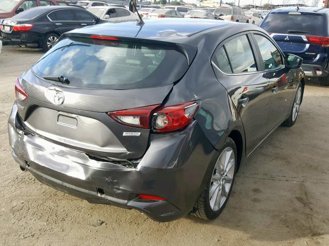 3MZBN1L74HM150529 - 2017 MAZDA 3 TOURING GRAY photo 4