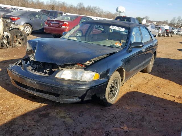 1YVGF22CXW5697330 - 1998 MAZDA 626 DX BLACK photo 2