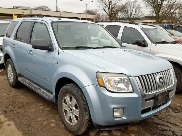 4M2CU91118KJ20848 - 2008 MERCURY MARINER BLUE photo 1