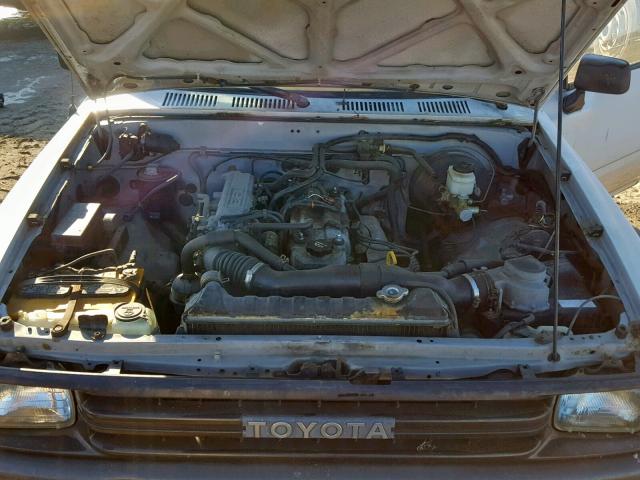 JT4RN81A0M5094517 - 1991 TOYOTA PICKUP 1/2 GRAY photo 7