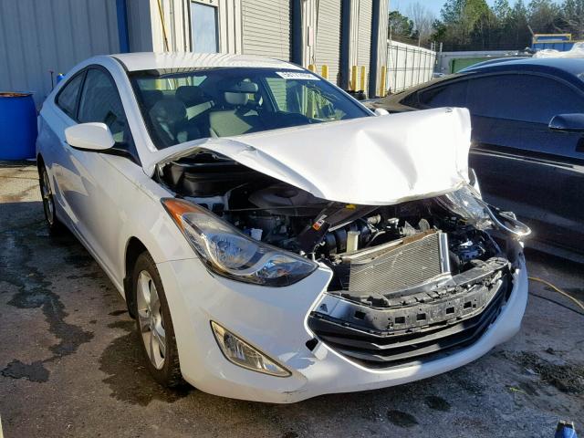 KMHDH6AE2DU012524 - 2013 HYUNDAI ELANTRA CO WHITE photo 1