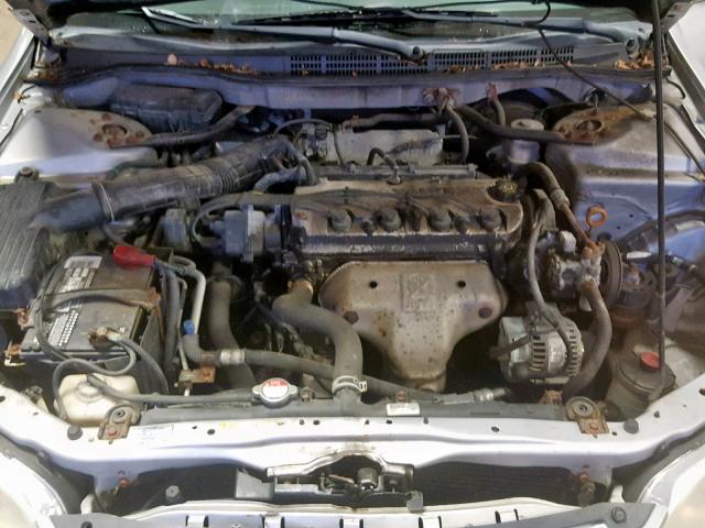 1HGCF86621A041295 - 2001 HONDA ACCORD VAL SILVER photo 7