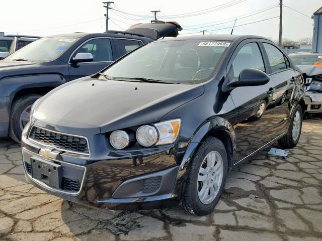 1G1JA5SH5C4217020 - 2012 CHEVROLET SONIC LS 黑色 照片 2