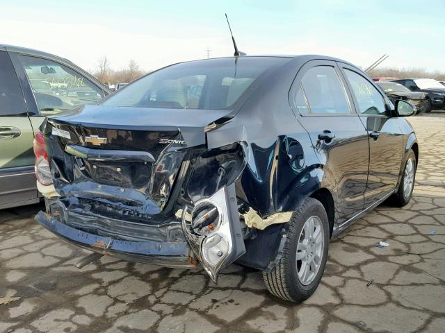 1G1JA5SH5C4217020 - 2012 CHEVROLET SONIC LS 黑色 照片 4
