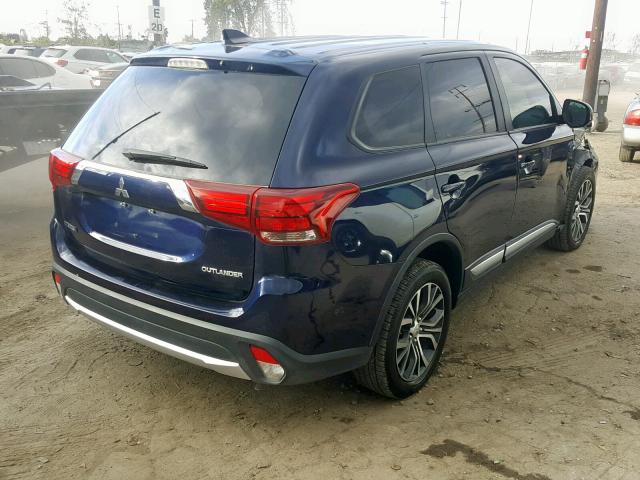 JA4AD2A37JZ009802 - 2018 MITSUBISHI OUTLANDER BLUE photo 4