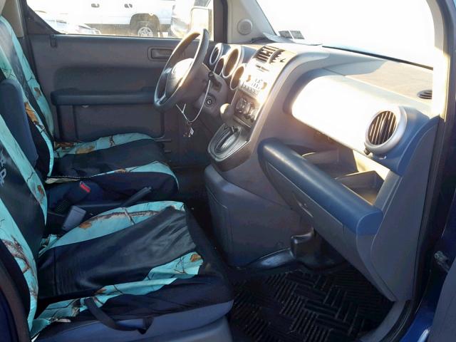 5J6YH28553L031099 - 2003 HONDA ELEMENT EX BLUE photo 5