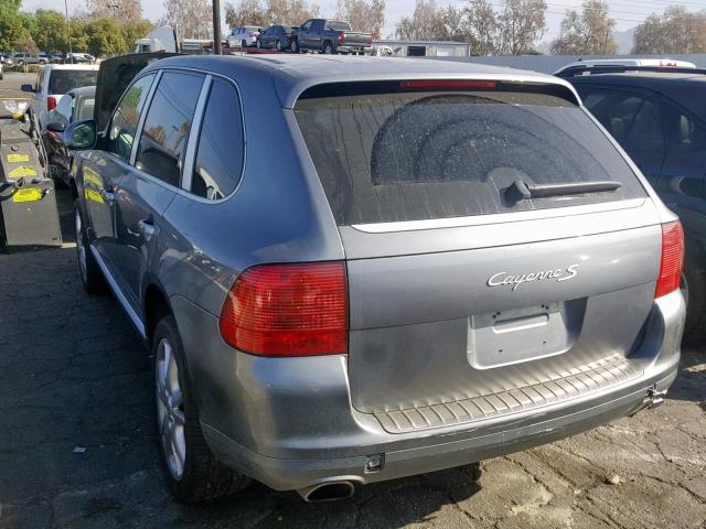 WP1AB29P75LA62140 - 2005 PORSCHE CAYENNE S GRAY photo 3