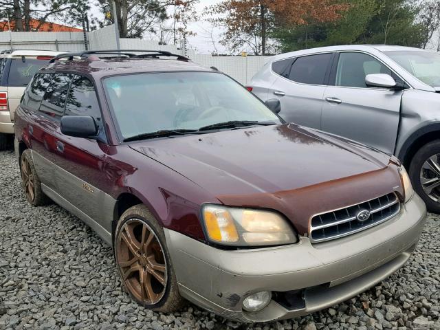 4S3BH675917635717 - 2001 SUBARU LEGACY OUT MAROON photo 1