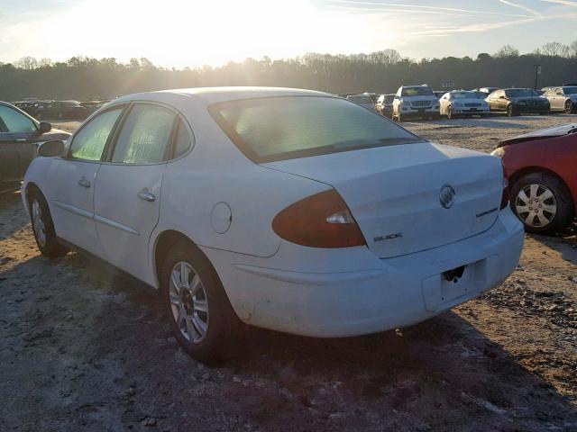 2G4WC532751309077 - 2005 BUICK LACROSSE C WHITE photo 3