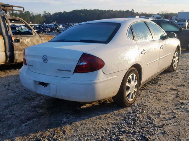 2G4WC532751309077 - 2005 BUICK LACROSSE C WHITE photo 4