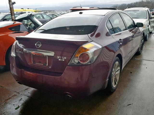 1N4BL2AP2BN417493 - 2011 NISSAN ALTIMA SR MAROON photo 4