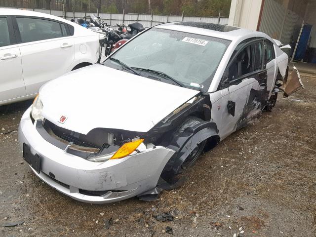 1G8AN12F95Z100849 - 2005 SATURN ION LEVEL SILVER photo 2