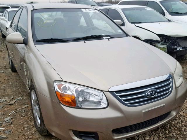 KNAFE122585518391 - 2008 KIA SPECTRA EX BEIGE photo 1