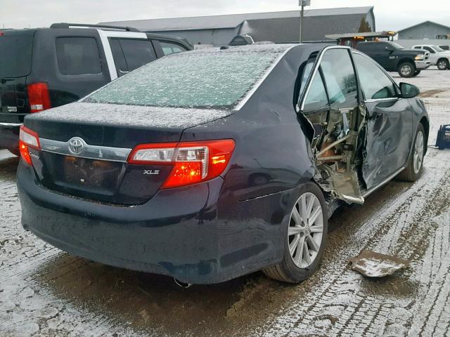 4T4BF1FK9ER397487 - 2014 TOYOTA CAMRY L BLACK photo 4