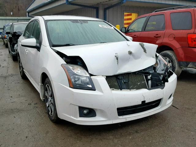 3N1AB6AP9CL761231 - 2012 NISSAN SENTRA 2.0 WHITE photo 1