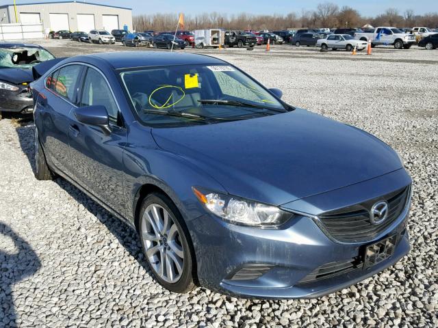 JM1GJ1V63E1159918 - 2014 MAZDA 6 TOURING BLUE photo 1