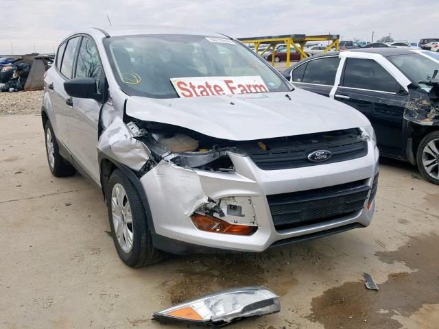 1FMCU0F79EUD72034 - 2014 FORD ESCAPE S SILVER photo 1