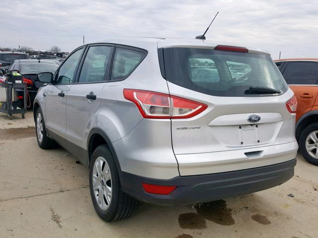 1FMCU0F79EUD72034 - 2014 FORD ESCAPE S SILVER photo 3