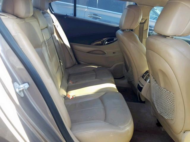 1G4GC5EG7AF150075 - 2010 BUICK LACROSSE C GOLD photo 6