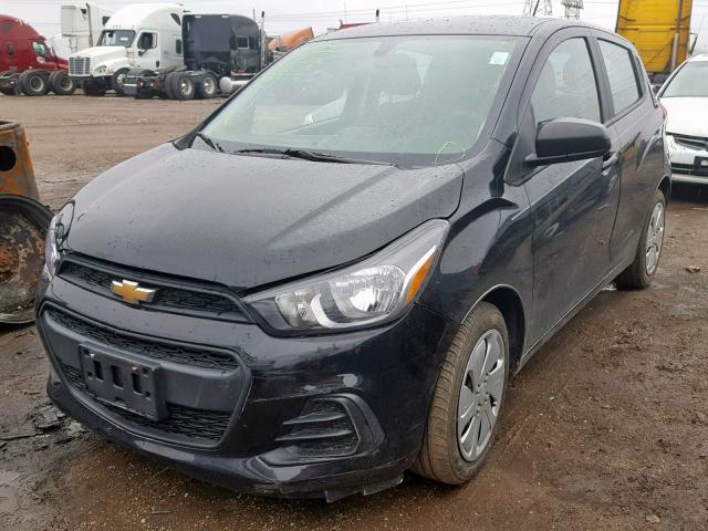 KL8CB6SA8HC780753 - 2017 CHEVROLET SPARK LS BLACK photo 2