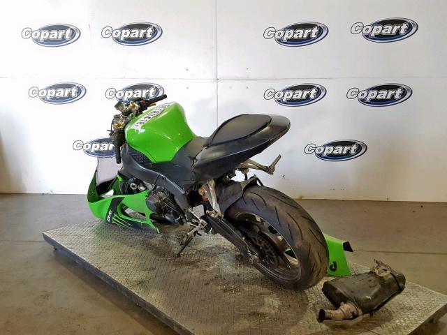 JKBZXJC1X5A005601 - 2005 KAWASAKI ZX636 C1 GREEN photo 3