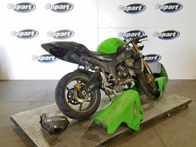 JKBZXJC1X5A005601 - 2005 KAWASAKI ZX636 C1 GREEN photo 4