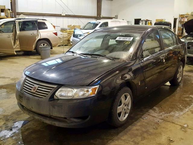 1G8AJ55F07Z196758 - 2007 SATURN ION LEVEL BLACK photo 2
