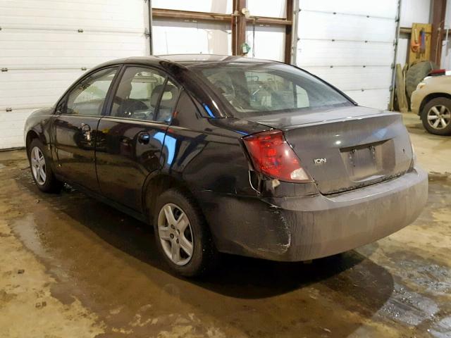 1G8AJ55F07Z196758 - 2007 SATURN ION LEVEL BLACK photo 3