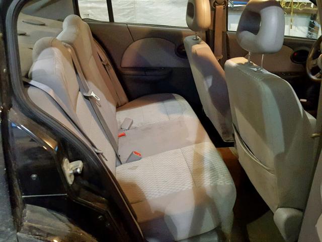 1G8AJ55F07Z196758 - 2007 SATURN ION LEVEL BLACK photo 6