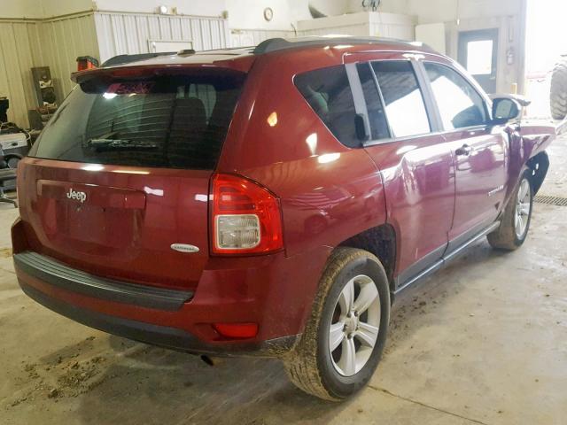 1J4NT1FB0BD139613 - 2011 JEEP COMPASS SP 栗色 照片 4