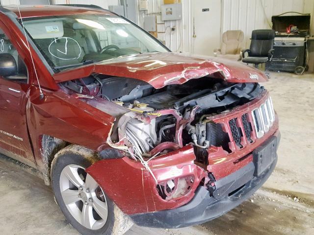 1J4NT1FB0BD139613 - 2011 JEEP COMPASS SP 栗色 照片 9