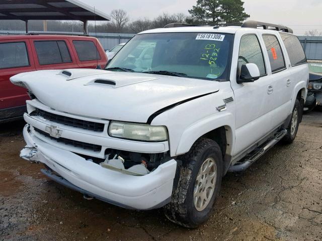 3GNFK16Z33G185832 - 2003 CHEVROLET SUBURBAN K WHITE photo 2