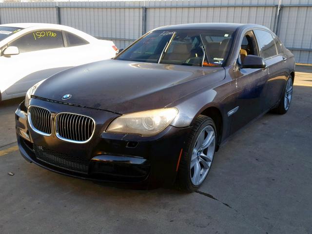 WBAKB8C5XBCY65937 - 2011 BMW 750LI BLACK photo 2