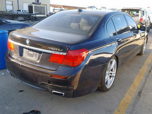 WBAKB8C5XBCY65937 - 2011 BMW 750LI BLACK photo 4