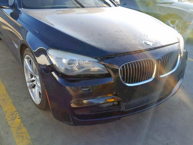 WBAKB8C5XBCY65937 - 2011 BMW 750LI BLACK photo 9