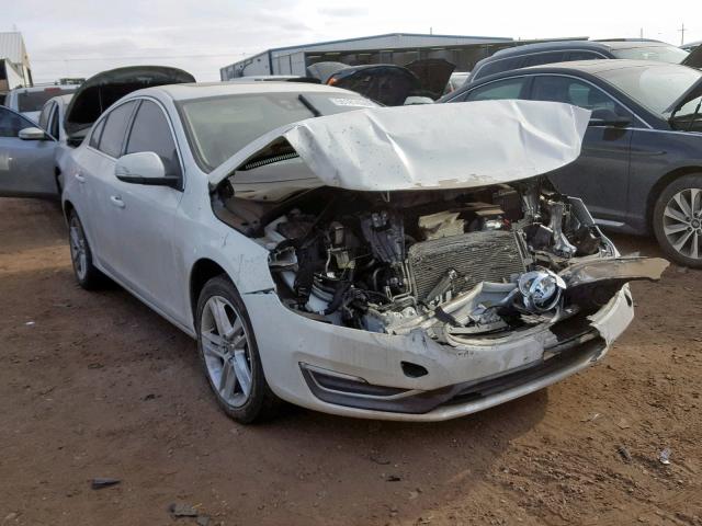 YV1612TB3F1307756 - 2015 VOLVO S60 PREMIE WHITE photo 1