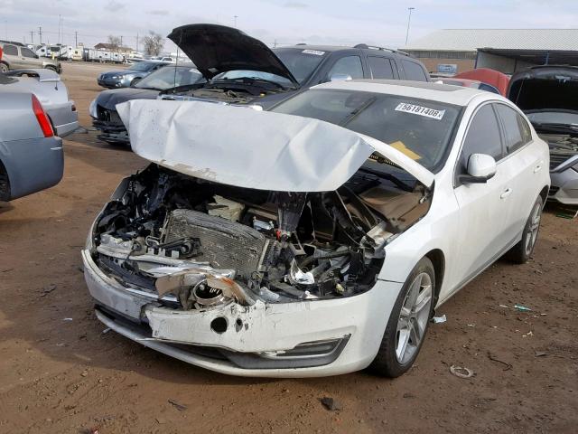 YV1612TB3F1307756 - 2015 VOLVO S60 PREMIE WHITE photo 2