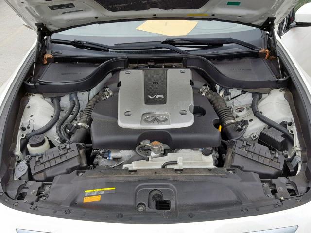 JN1DV6AP3CM811745 - 2012 INFINITI G25 BASE WHITE photo 7