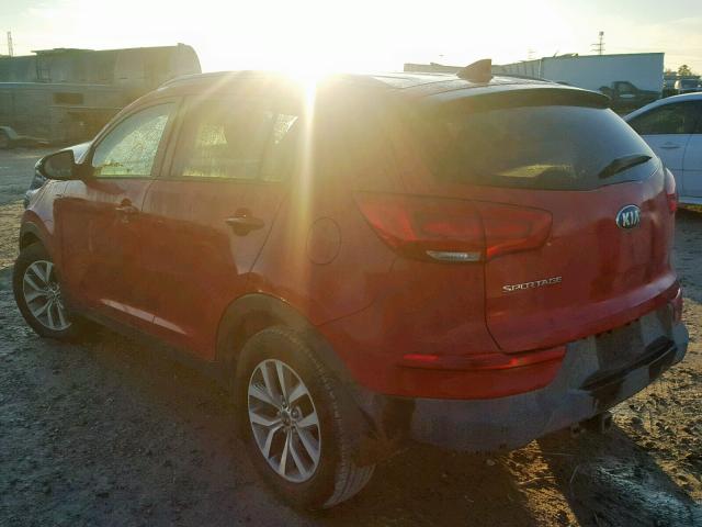 KNDPBCAC4E7566289 - 2014 KIA SPORTAGE L RED photo 3