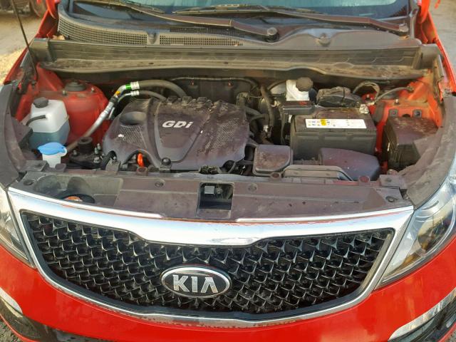 KNDPBCAC4E7566289 - 2014 KIA SPORTAGE L RED photo 7