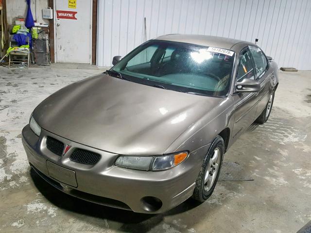 1G2WK52J91F231229 - 2001 PONTIAC GRAND PRIX BROWN photo 2